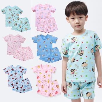 【ONEDER】 三麗鷗 迪士尼 純棉兒童短袖套裝 居家睡衣 -110cm~140cm-1件組