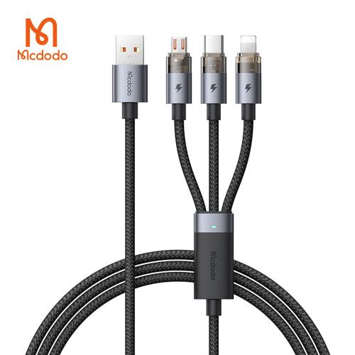【Mcdodo麥多多】水母系列 6A一分三充電線 1.2M (CA-715)