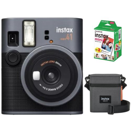 FUJIFILM 富士instax mini 41 拍立得相機 含空白底片20張+原廠相機包(mini41 公司貨)