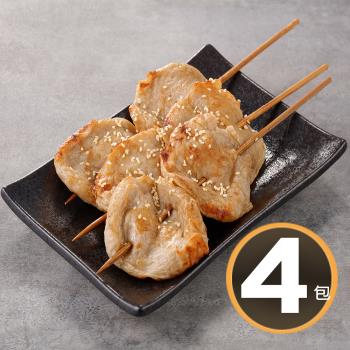 【華得水產】東港手工旗魚黑輪4包組(600g/包)
