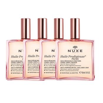 NUXE巴黎歐樹 全效花香精華油50ml*4入組-公司貨