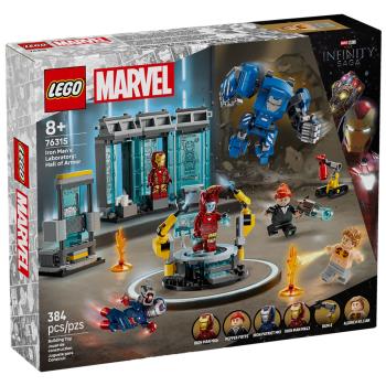 樂高積木LEGO 76315 202504 超級英雄系列 - 鋼鐵人的實驗室：鋼鐵裝展示區(MARVEL)