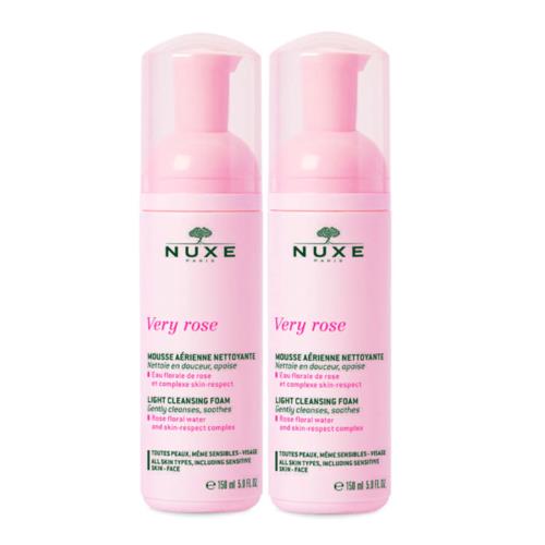 NUXE 黎可詩 玫瑰柔舒潔膚慕絲150ml*2入組-公司貨