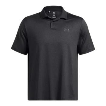 Under Armour UA 短袖上衣 男裝 排汗POLO衫 黑【運動世界】1377377-007