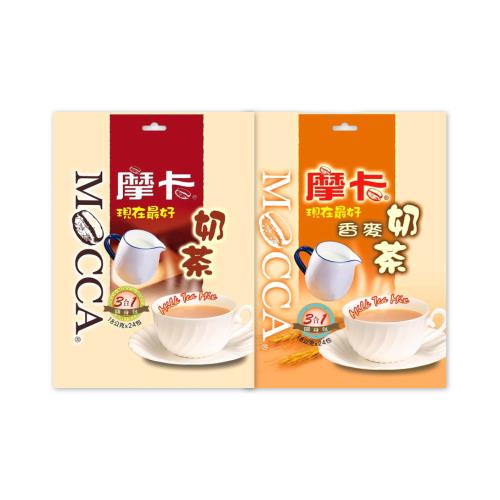 【Mocca 摩卡】袋裝奶茶口味任選 (18g/24包/袋;原味/香麥)-5月會員福利