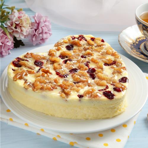 【難找核桃】減糖減油6吋核桃重乳酪蛋糕x1盒（母親蛋糕/父親節蛋糕/生日蛋糕/彌月蛋糕/造型蛋糕）