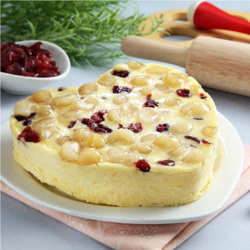 【難找核桃】減糖減油6吋夏威夷豆重乳酪蛋糕x1盒（母親蛋糕/父親節蛋糕/生日蛋糕/彌月蛋糕/造型蛋糕）