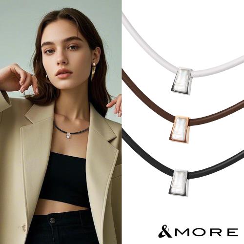 &MORE愛迪莫 Star 恆星項鍊 (玫金/白鋼)