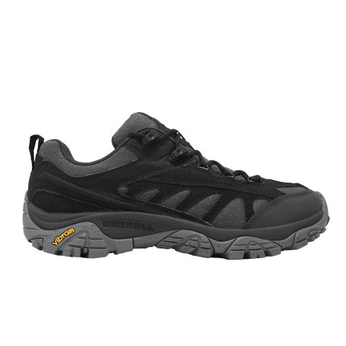 Merrell 戶外鞋Moab 2 Mesa Luxe ECO SE 1TRL 男鞋黑登山越野黃金大底 