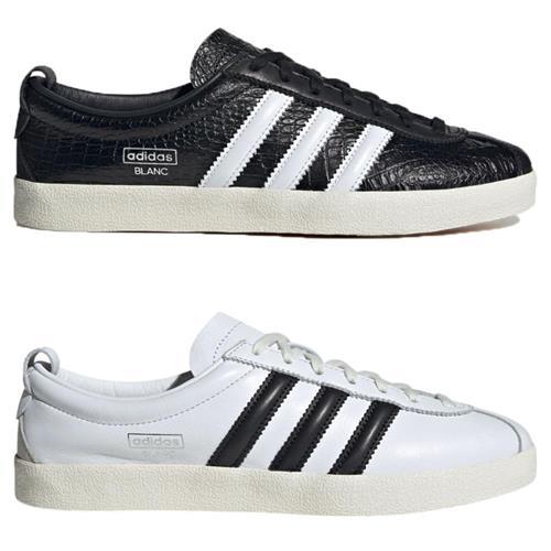 Adidas 休閒鞋 女鞋 皮革 BLANC 黑/白【運動世界】JH8040/JI2507