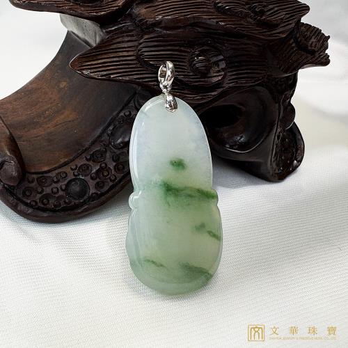文華珠寶】翡翠冰糯種飄蘭花觀音玉墜不含鍊|佛像|ETMall東森購物網