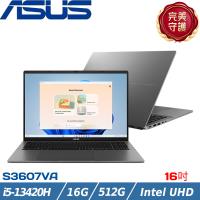ASUS Vivobook S 16吋 輕薄筆電 i5-13420H/16G/512G SSD/W11/S3607VA-0042G13420H 灰