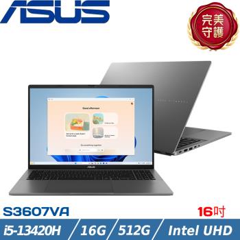 ASUS Vivobook S 16吋 輕薄筆電 i5-13420H/16G/512G SSD/W11/S3607VA-0042G13420H 灰