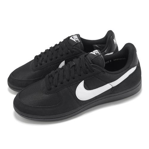 Nike 休閒鞋 Field General 男鞋 女鞋 黑 白 復古 板鞋 麂皮 HF3165-001