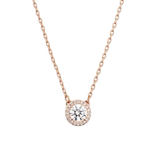 SWAROVSKI 施華洛世奇 Constella玫瑰金水晶項鍊