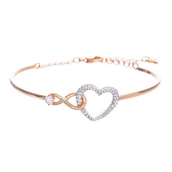 SWAROVSKI 施華洛世奇 Infinity Heart水晶手鐲