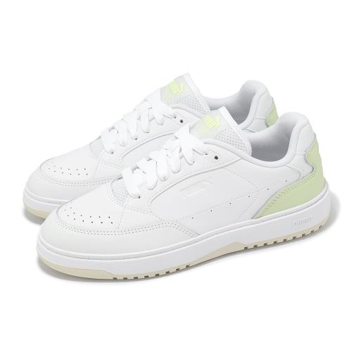 Puma 休閒鞋 Doublecourt Summer Wns 女鞋 白 淡綠 小白鞋 復古 39609301