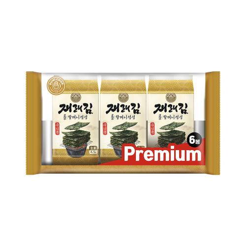 【 順伊奶奶】韓國順伊奶奶海苔6件組 贈鯨魚王脆餅56g_2025/7