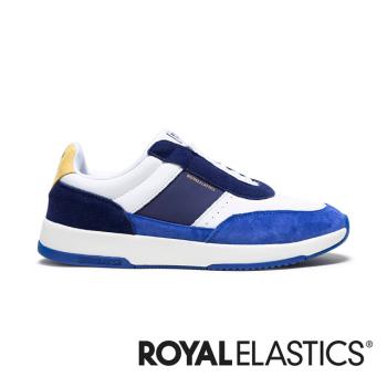 ROYAL ELASTICS CROWN LUX 白藍黃真皮運動休閒鞋 (男) 07543-053