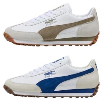 Puma 休閒鞋 男鞋 麂皮 Easy Rider Mix 白墨綠/白藍【運動世界】39902506/39902507