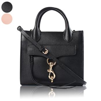 Rebecca minkoff Megan 真皮荔枝紋手提/斜背二用包/迷你款-(新款任選)