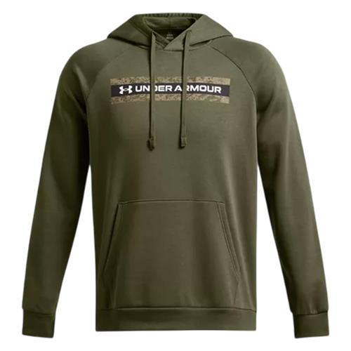 Under Armour UA 長袖上衣 男裝 刷毛 棉質 綠【運動世界】1386595-390