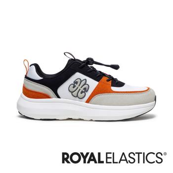 ROYAL ELASTICS Riviera 白黑橘運動休閒鞋 (女) 97843-029