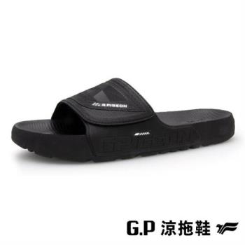 G.P 男款防水親膚運動可調整式拖鞋G5689M-黑色(SIZE:M-XXL 共三色) GP