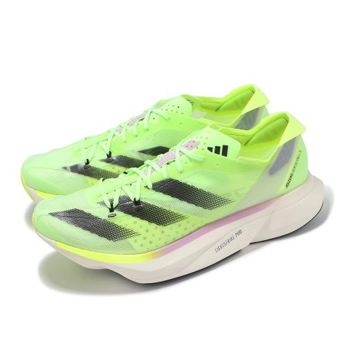 adidas 競速跑鞋 Adizero Adios Pro 3 M 男鞋 綠 黑 緩震 回彈 運動鞋 IG6445