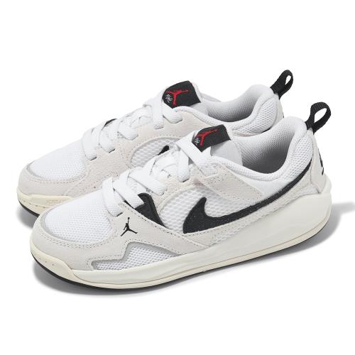 Nike 休閒鞋 Jordan CMFT Era PS 中童 童鞋 米白 黑 麂皮 復古 HQ0507-100