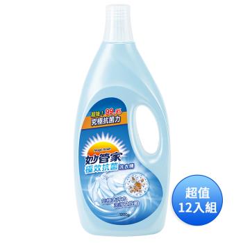 妙管家 極效抗菌洗衣精1200g 超值家庭號12入組