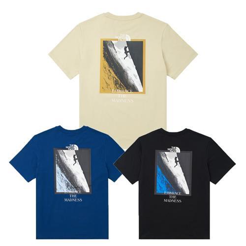 The North Face 北面 排汗短袖上衣 男裝 印花 米/藍/黑 NF0A8D7B3X4/NF0A8D7BD1R/NF0A8D7BJK3