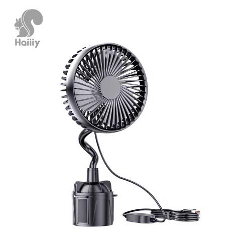 【HAIIIY】360°全角度靜音涼感杯架扇