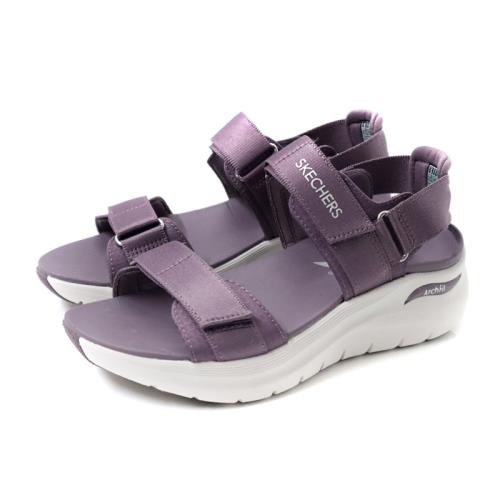 SKECHERS ArchFit 運動休閒涼鞋 厚底 紫色 女鞋 119465PLUM no959
