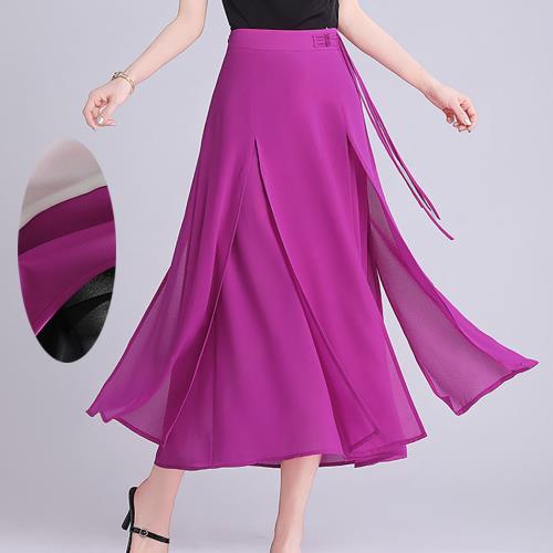 麗質達人 - 2526經典百搭雪紡裙-三色KF