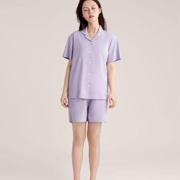 Hygieia天絲莫代爾+棉女性居家休閒短袖睡衣套裝H560205