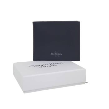Calvin Klein 專櫃禮盒 CK 男生 短夾 壓紋LOGO 男款 多卡 皮夾