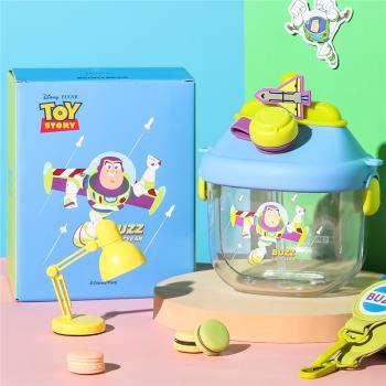 【BEDDYBEAR】迪士尼 閃耀巴斯 麵包壺 700ml (大容量水壺 兒童水壺)