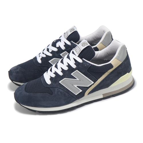 New Balance 休閒鞋 996 男鞋 女鞋 藍 灰 麂皮 緩衝 復古 情侶鞋 NB U996NV-D