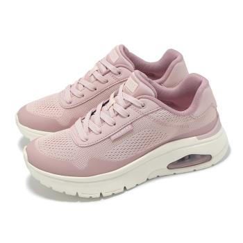 Skechers 休閒鞋 UNO Flex 女鞋 粉 氣墊 緩衝 綁帶 厚底 177794MVE