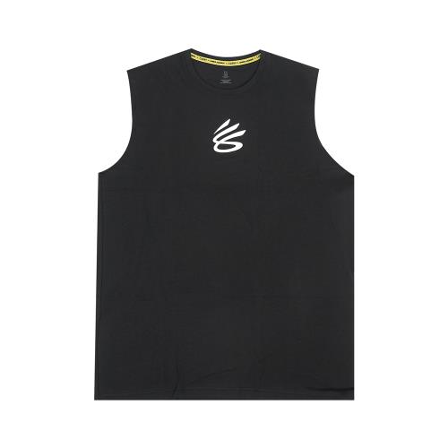 Under Armour UA 寬肩背心 Curry SLVS Tee 黑 男款 無袖 運動上衣 健身 UA 1390352001