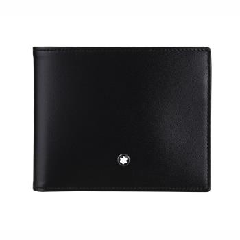 Montblanc 萬寶龍 大班系列經典牛皮4卡零錢包短夾