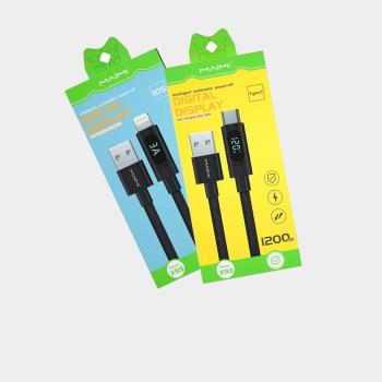 PD快充數位顯示的數據線 USB to C / USB to Lightning 可選
