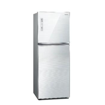 Panasonic國際牌498公升雙門變頻玻璃翡翠白冰箱NR-B493TG-W