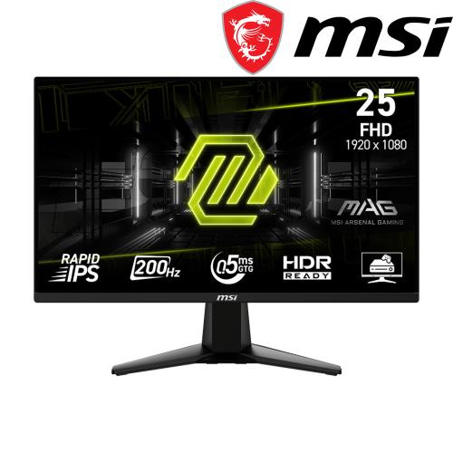【MSI 微星】MAG 255F E20 電競螢幕 Rapid IPS/0.5ms/200Hz/三年保固