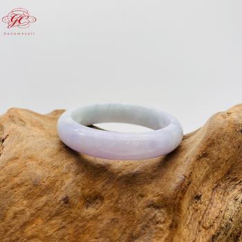 【肌容雪】天然緬甸A貨紫羅蘭翡翠手鐲 編號736 (鐲寬54.5mm #20號)