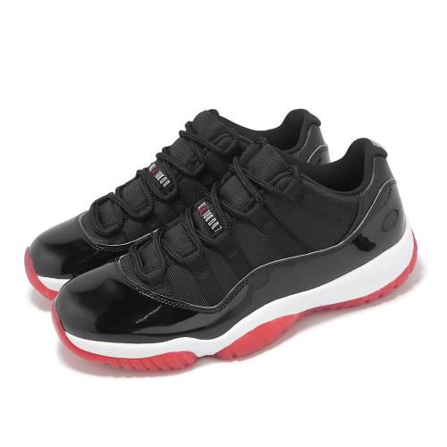 Nike 休閒鞋 Air Jordan 11 Retro Low 男鞋 Bred 黑 紅 AJ11 復刻 FV5104-006
