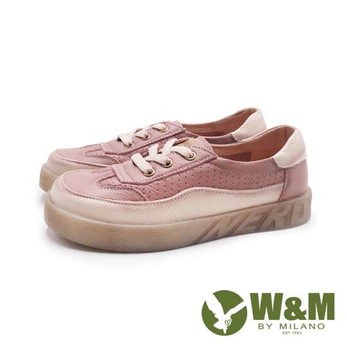 W&M(女)NERDYA DREN微醺暈染厚底休閒鞋 女鞋-粉色