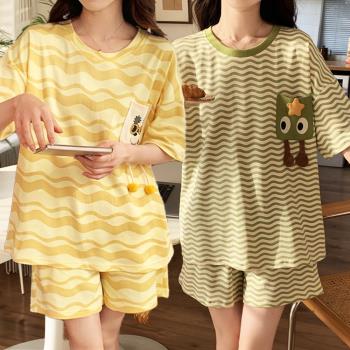 【藍尼居家】★童趣居家短袖套裝(女睡衣/家居服/舒適/兩件式)