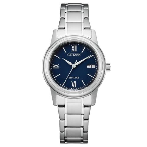 【CITIZEN 星辰】 光動能鋼帶女錶 FE1220-89L